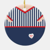 Décoration En Céramique Caricature de costume de clown mignon personnalisé (Dos)