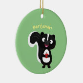 Décoration En Céramique Caricature de skunk jote happy (Droite)