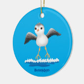 Décoration En Céramique Caricature en bécasseau mignon  (Gauche)