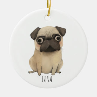 Décoration En Céramique Carlin adorable