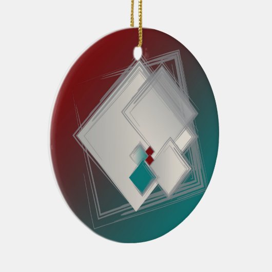 Décoration En Céramique Carrés de Fibonacci (Droite)