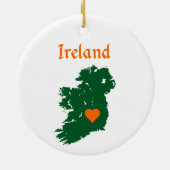 Décoration En Céramique Carte de l'Irlande (Dos)