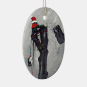 Décoration En Céramique Carte de noël de chirurgien d'arboriste (Droite)