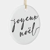 Décoration En Céramique Carte de Noël Joyeux Noel ou Noël français (Droite)