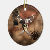 Décoration En Céramique Carte de pirate (Gauche)