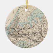 Décoration En Céramique Carte des rois, Queens, Long Island (Devant)