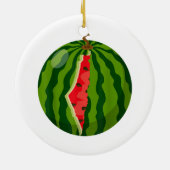 Décoration En Céramique Carte Palestine Watermelon Arabe Calligraphie (Dos)