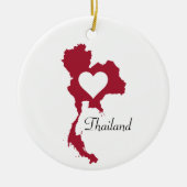 Décoration En Céramique Carte Thaïlande (Devant)