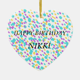 Décoration En Céramique Cartes de voeux d'anniversaire mignonnes pour elle