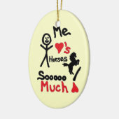 Décoration En Céramique Carton de l'amant du cheval (Gauche)