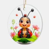 Décoration En Céramique Cartoon adorable Ladybug (Gauche)