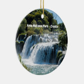 Décoration En Céramique Cascade dans le Parc national de Krka - Dalmatie, (Droite)