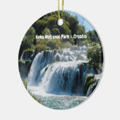 Décoration En Céramique Cascade dans le Parc national de Krka - Dalmatie, (Gauche)