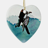 Décoration En Céramique Cascade de bicyclette du style libre BMX (Droite)