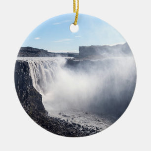 Décoration En Céramique Cascade de Dettifoss dans le parc national de Vatn