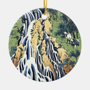 Décoration En Céramique Cascade de Kirifuri près de la montagne Kurokami H