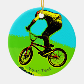 Décoration En Céramique Cascades de bicyclette des SPORTS BMX