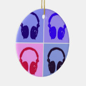 Décoration En Céramique Casques Pop Art (Droite)