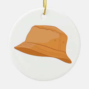 Décoration En Céramique Casquette réaliste du seau