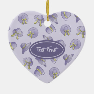 Décoration En Céramique Casquettes d'été Lilac