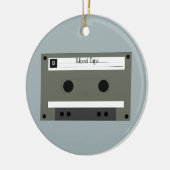 Décoration En Céramique Cassette, Mixed Tape (Gauche)