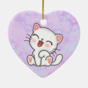 Décoration En Céramique Cat