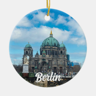 Décoration En Céramique Cathédrale de Berlin et tour de télévision à Berli