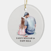 Décoration En Céramique Caution père et fille (7) (Gauche)