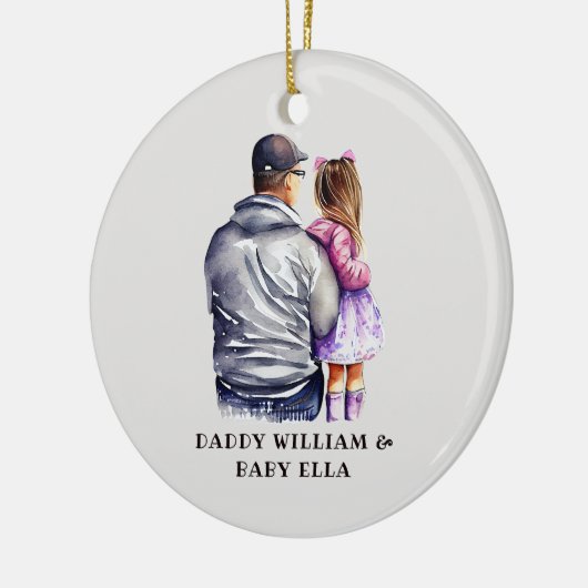 Décoration En Céramique Caution père et fille (9) (Gauche)