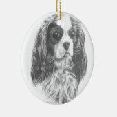Décoration En Céramique Cavalier King Charles Spaniel (Droite)