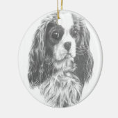 Décoration En Céramique Cavalier King Charles Spaniel (Gauche)