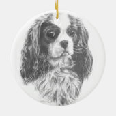 Décoration En Céramique Cavalier King Charles Spaniel (Dos)