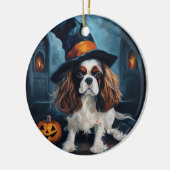 Décoration En Céramique Cavalier King Citrouilles Halloween effrayant (Gauche)