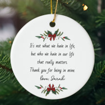 Ce n'est pas ce que nous avons dans la vie l'appré