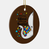 Décoration En Céramique Ce qui vous rend différents Elephant Maman Autisme (Droite)