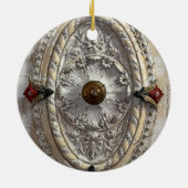 Décoration En Céramique Ceiling Medallion (Dos)