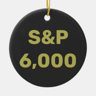 Décoration En Céramique Célébration de l'indice de Stock de niveau S&P 6 0