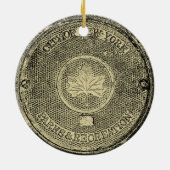 Décoration En Céramique Central Park NYC (Dos)