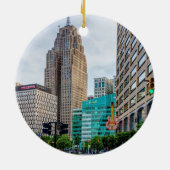 Décoration En Céramique Centre-ville de Detroit (Dos)