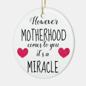 Décoration En Céramique Cependant la maternité vient à vous, adoption de (Gauche)