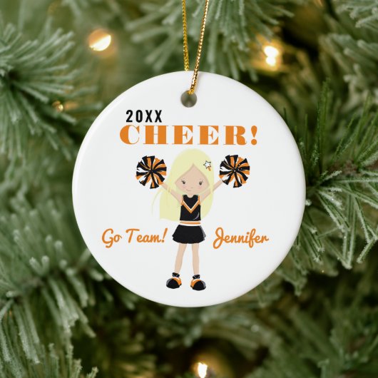 Décoration En Céramique Cerami de Noël à deux côtés (Arbre)