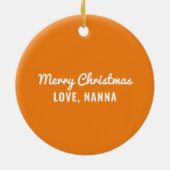 Décoration En Céramique Cerami de Noël à deux côtés (Dos)