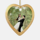 Décoration En Céramique Ceramic Heart Faux Rose Gold+Gold (Droite)