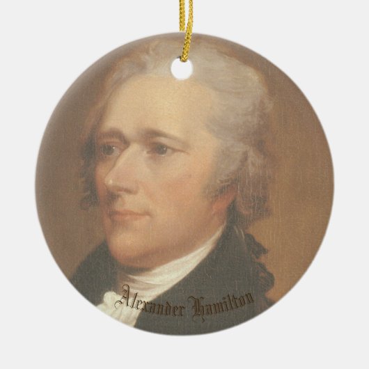 Décoration En Céramique Cercle Ornamant de Hamilton (Devant)