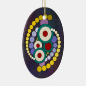 Décoration En Céramique Cercles Artwork Abstrait (Droite)