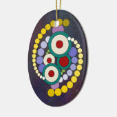 Décoration En Céramique Cercles Artwork Abstrait (Gauche)