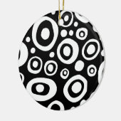 Décoration En Céramique Cercles et points 04 (Gauche)