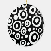 Décoration En Céramique Cercles et points 07 (Gauche)