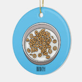 Décoration En Céramique Cereal cartoon illustration  (Gauche)