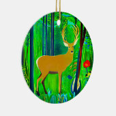 Décoration En Céramique Cerf dans un cadre forestier d'Imaginaire (Droite)